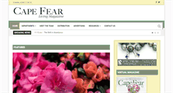 Desktop Screenshot of capefearlivingmagazine.com