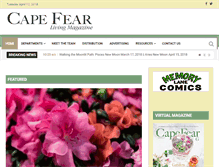 Tablet Screenshot of capefearlivingmagazine.com